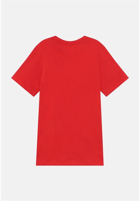 T-shirt sportiva rossa per bambino e bambina con ricamo logo NIKE | 8UC545U10