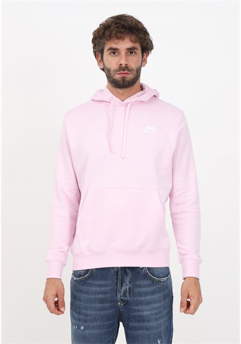 Pink hoodie with logo for men and women NIKE | BV2654663