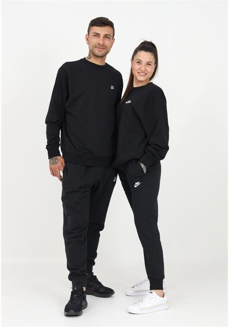 Black sports trousers for men and women with logo embroidery NIKE | BV2671010