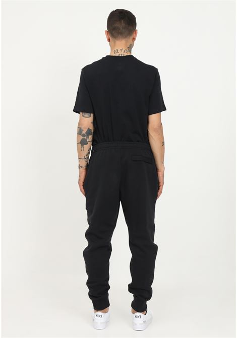 Pantalone sportivo nero per uomo e donna con ricamo logo NIKE | BV2671010