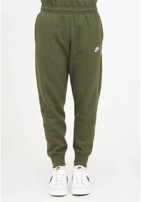 Military green sweatpants with unisex logo NIKE | BV2671327