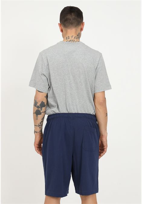 Shorts sportivo blu per uomo e donna con ricamo logo NIKE | BV2772410