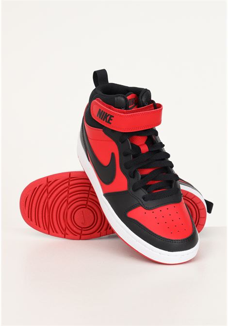 Sneakers alte rosse e nere da donna Court Borough Mid 2 NIKE | CD7782602