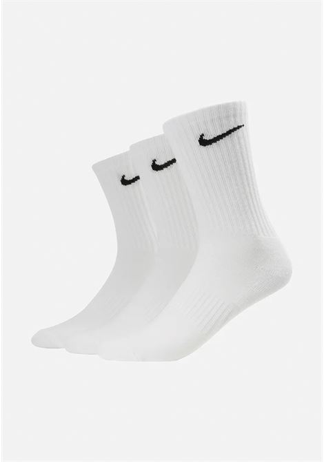 White sports logo socks for men and women NIKE | SX7676100