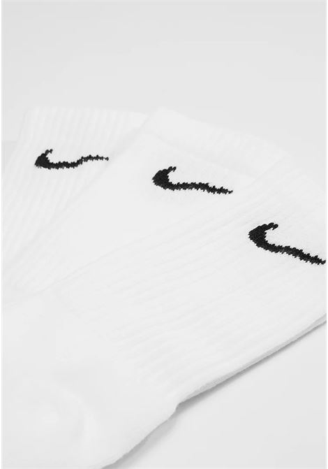 White sports logo socks for men and women NIKE | SX7676100