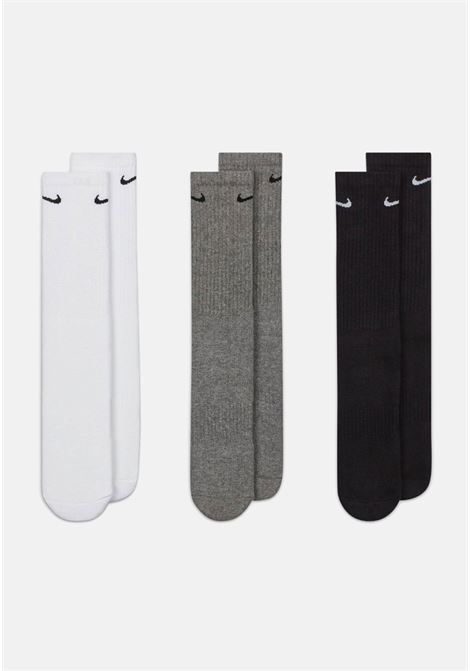 White, black and gray socks with logo for men and women NIKE | SX7676964