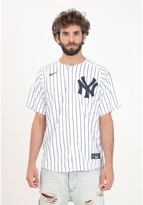 Camicia manica corta Home Limited di Yogi Berra dei New York Yankees bianca da uomo NIKE | T7LM-NKHO-NK-L23WHITE
