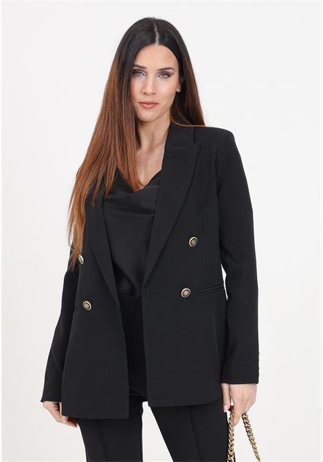 Black slim fit women's blazer with notched lapel ONLY | 15294709Black