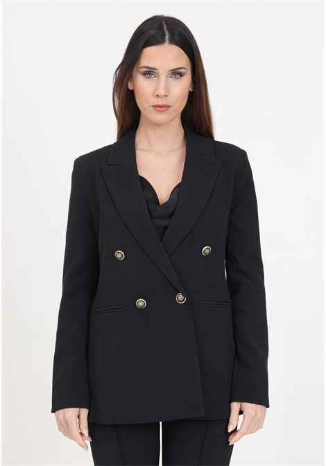Black slim fit women's blazer with notched lapel ONLY | 15294709Black