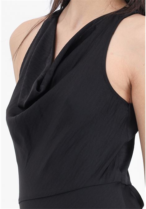 Long black dress for women with open back ONLY | 15318847Black