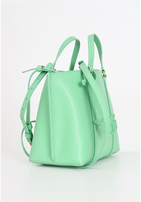 Carrie Shopper Classic green women's handbag PINKO | 102833-A1LFT36Q