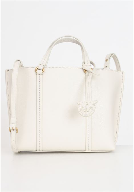 Carrie Shopper Classic white women's handbag PINKO | 102833-A1LFZ14Q