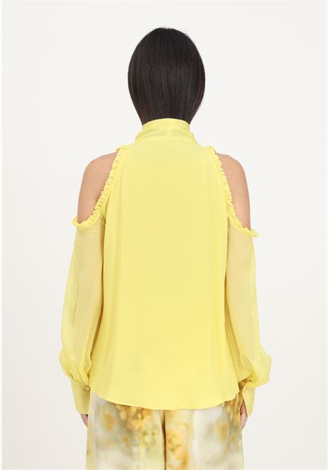 Yellow women's off shoulder blouse PINKO | 103143-A11XH17