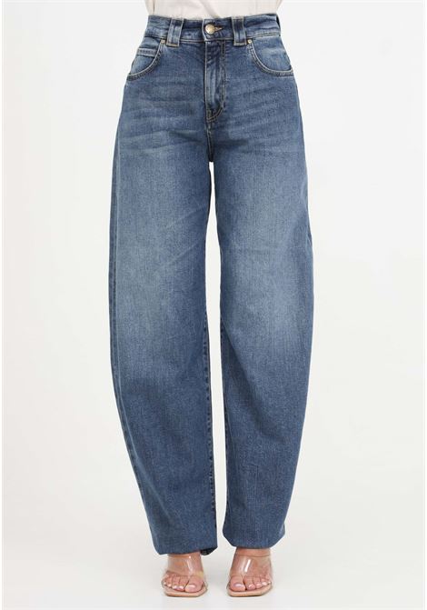 Vintage egg fit denim women's jeans PINKO | 103180-A1LQPJZ