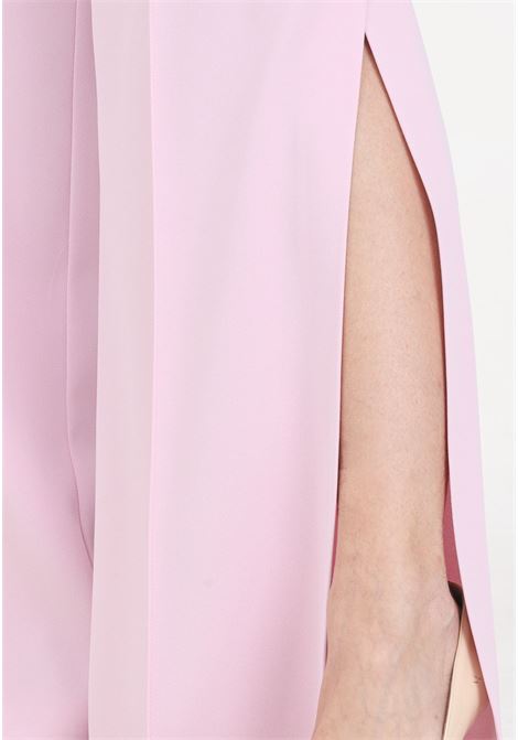 Elegant orchid pink women's trousers with side slits PINKO | 103233-7624N98