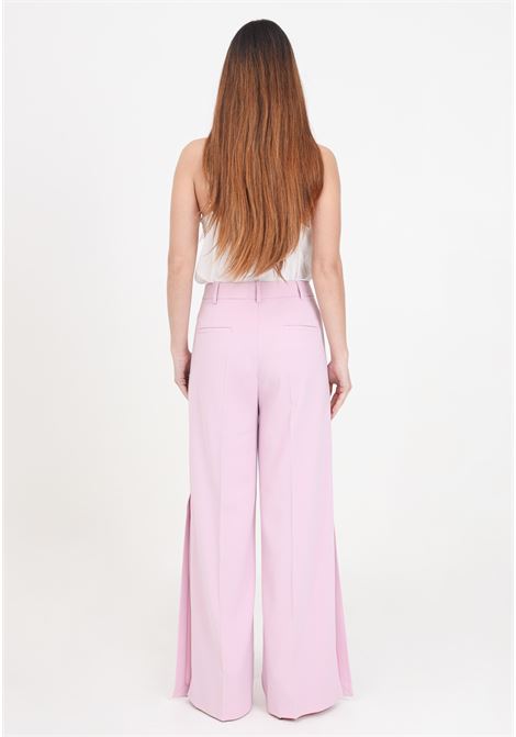 Elegant orchid pink women's trousers with side slits PINKO | 103233-7624N98