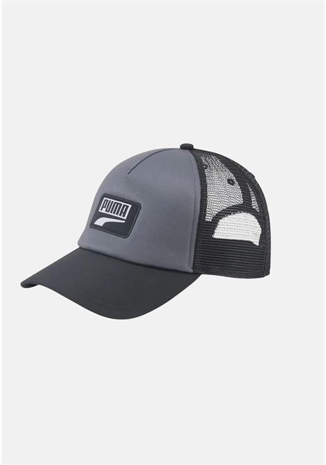 Gray and black men's and women's cap with logo patch PUMA | 02403301