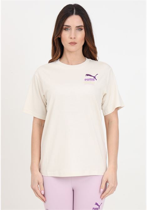 Classics brand love beige women's t-shirt PUMA | 62497287