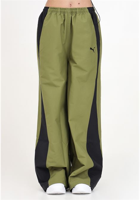 Pantaloni da donna Dare to parachute verde oliva PUMA | 62557133