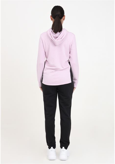 Pink and black classic hooded women's tracksuit PUMA | 67369960