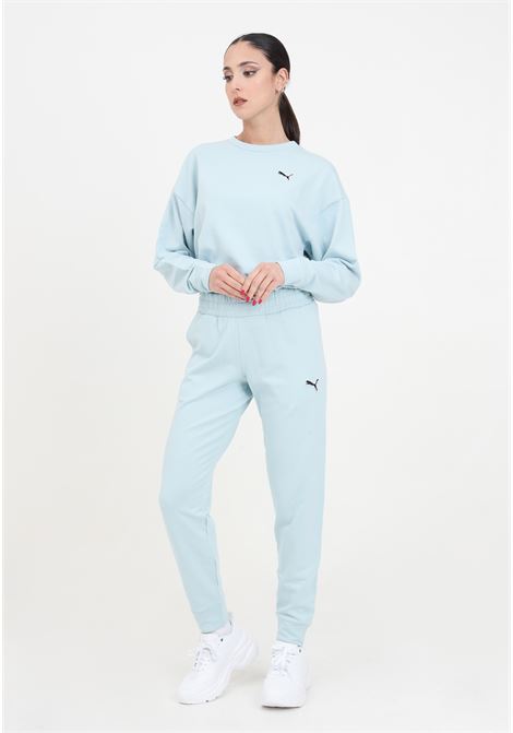 Better essentials crew women's light blue tracksuit trousers PUMA | 67598922
