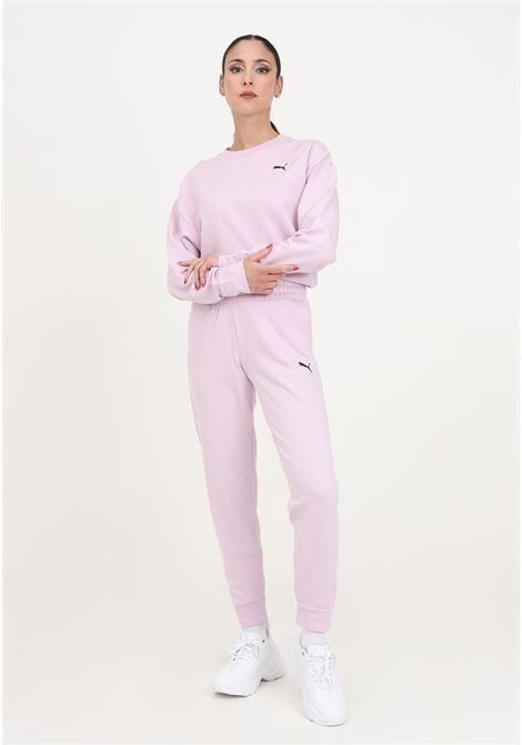 Pantaloni da donna tuta rosa better essentials crew PUMA | 67598960