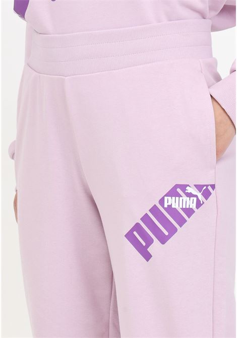 Pantaloni tuta da donna rosa puma power PUMA | 67789560