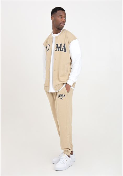 Puma squad beige men's trousers PUMA | 67897283