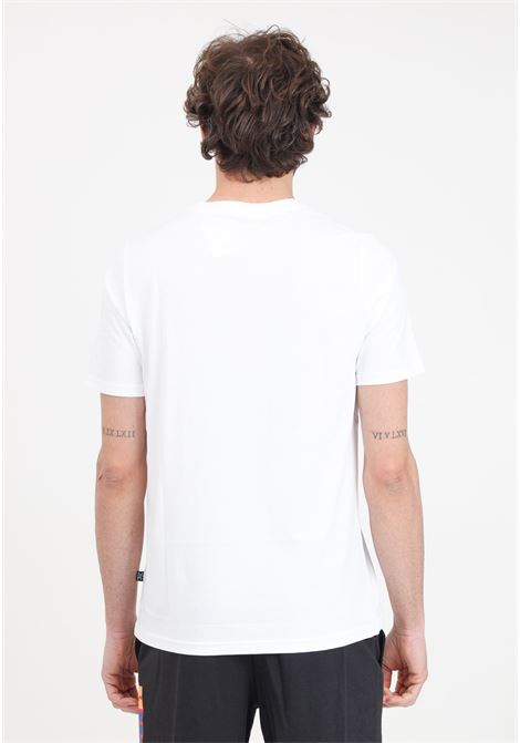 Ess+ lab logo men's white t-shirt PUMA | 67897652