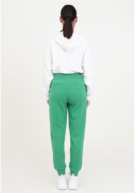 Essentials+ blossom script women's green tracksuit trousers PUMA | 67935086