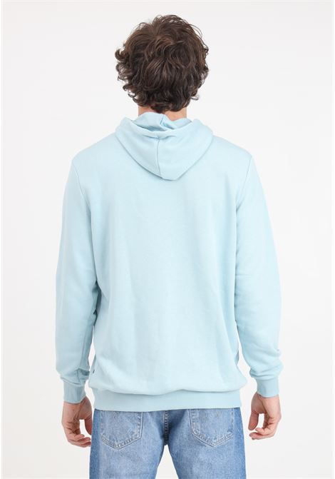 Light blue men's sweatshirt small logo hoodie turquoise surf PUMA | 68099022
