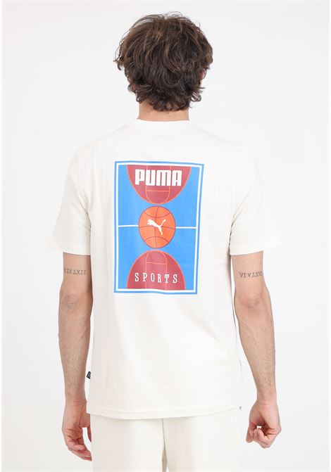 Blank basic beige men's t-shirt PUMA | 68436404