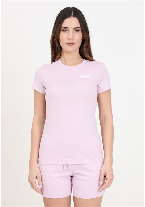 Ess+ Embroidery lilac women's t-shirt PUMA | 84833160