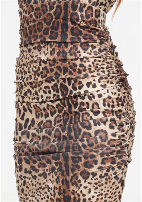 Leopard print women's skirt S#IT | SH24044LEOPARD