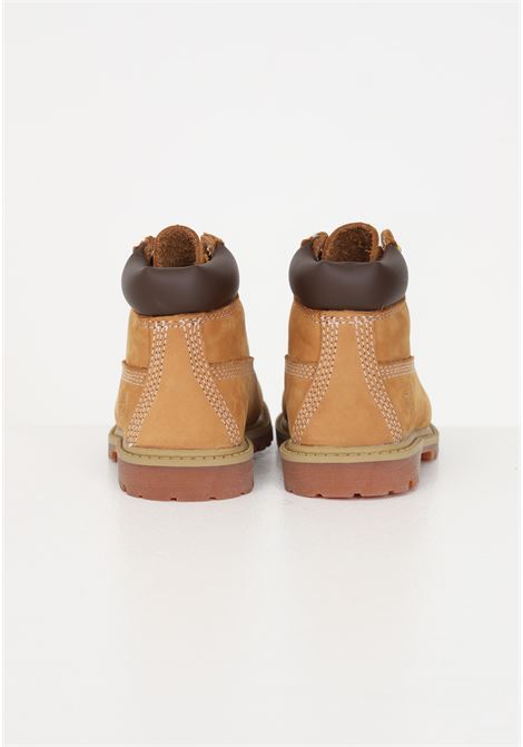 Camel baby booties with tone-on-tone logo TIMBERLAND | TB01280971317131